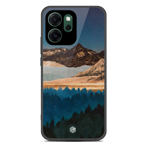Mountains Wanderlust Series Soft Phone Case - Glass Case - Design 1 - Oppo Reno 14F