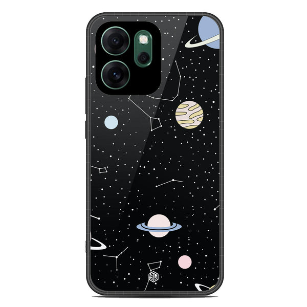 Space Series Soft Phone Case - Glass Case - Design 1 - Oppo Reno 14F