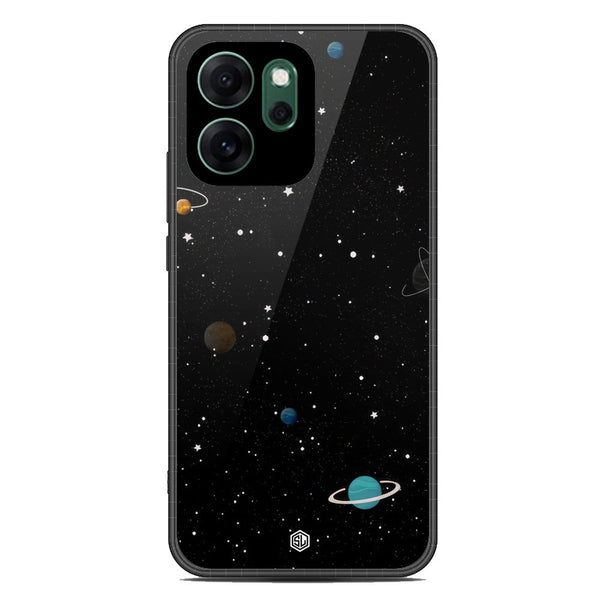 Space Series Soft Phone Case - Glass Case - Design 3 - Oppo Reno 14F