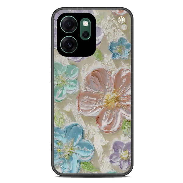 Floral Series Soft Phone Case - Glass Case - Design 14 - Oppo Reno 14F