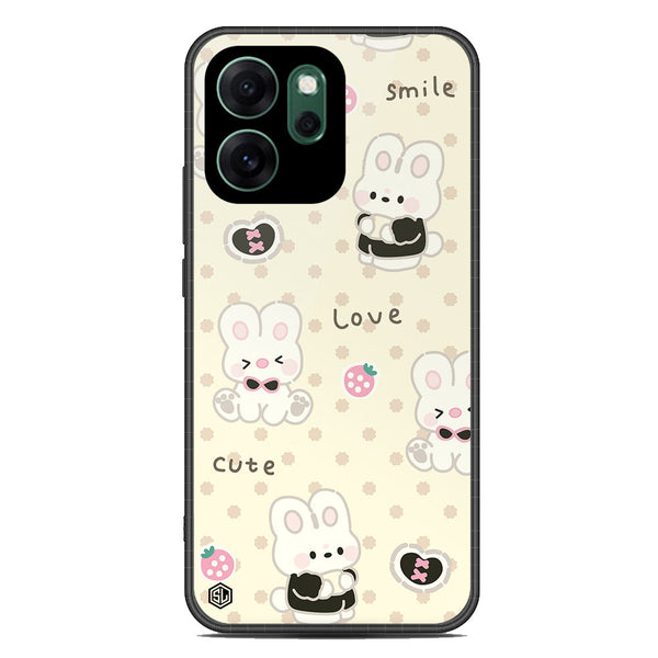 Cute Chic Series Soft Phone Case - Glass Case - Design 4 - Oppo Reno 14F
