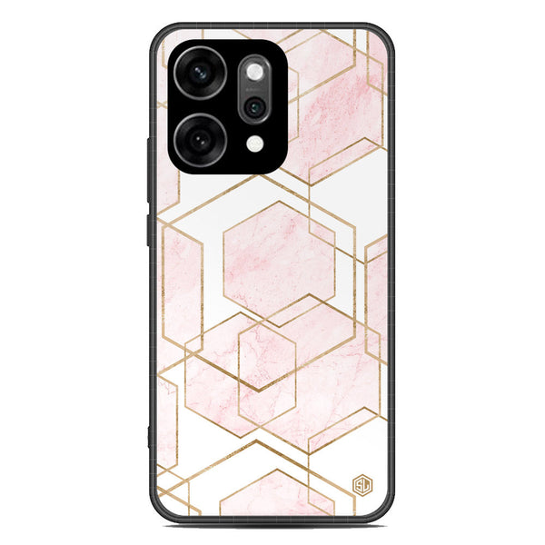 Stylish Marble Series Soft Phone Case - Glass Case - Design 3 - Oppo Reno 14 Pro