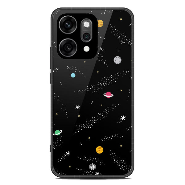 Space Series Soft Phone Case - Glass Case - Design 2 - Oppo Reno 14 Pro