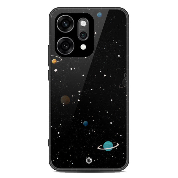 Space Series Soft Phone Case - Glass Case - Design 3 - Oppo Reno 14 Pro