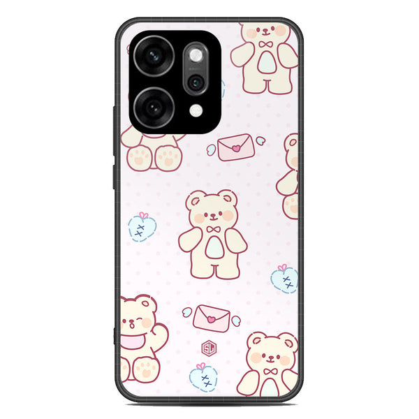 Cute Chic Series Soft Phone Case - Glass Case - Design 3 - Oppo Reno 14 Pro