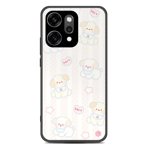Cute Chic Series Soft Phone Case - Glass Case - Design 5 - Oppo Reno 14 Pro
