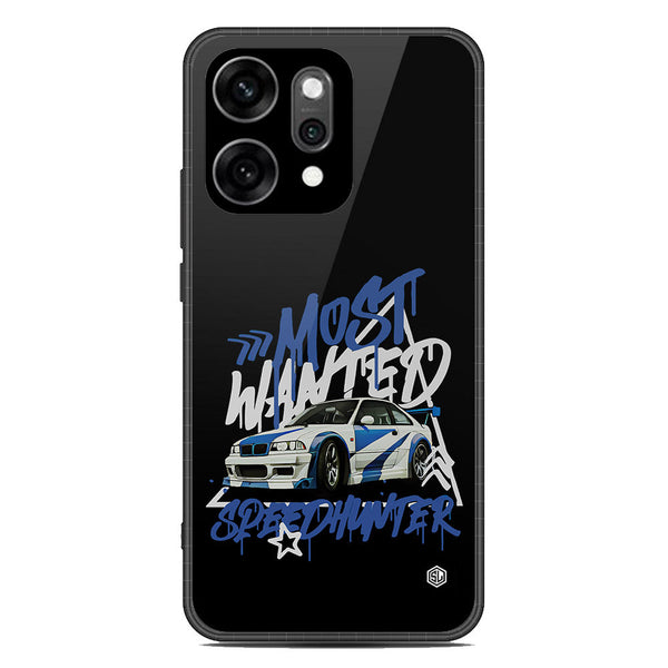Most Wanted Speedhunter Series Soft Phone Case - Glass Case - Design 1 - Oppo Reno 14 Pro