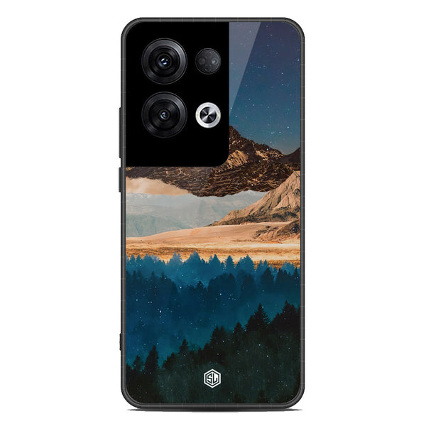 Mountains Wanderlust Series Soft Phone Case - Premium Glass Case - Design 1 - Oppo Reno 8 Pro