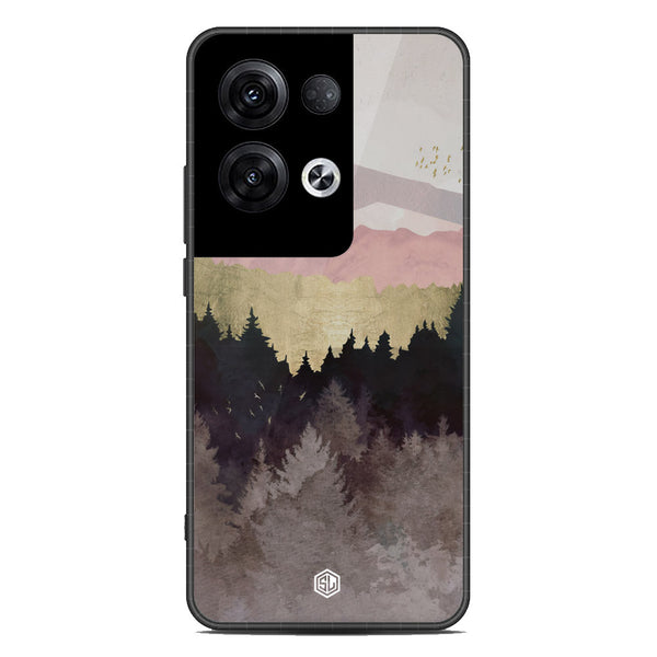 Mountains Wanderlust Series Soft Phone Case - Premium Glass Case - Design 2 - Oppo Reno 8 Pro Plus