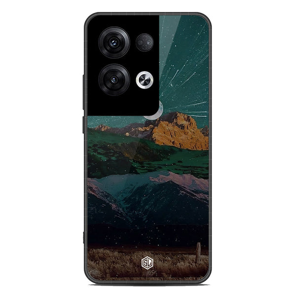 Mountains Wanderlust Series Soft Phone Case - Premium Glass Case - Design 3 - Oppo Reno 8 Pro Plus