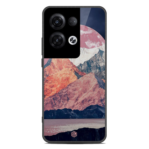 Mountains Wanderlust Series Soft Phone Case - Premium Glass Case - Design 5 - Oppo Reno 8 Pro Plus