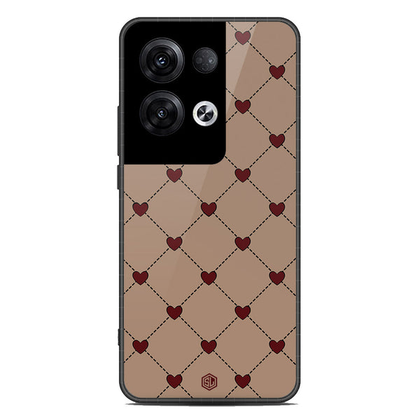 Trending Designs Series Soft Phone Case - Premium Glass Case - Design 1 - Oppo Reno 8 Pro