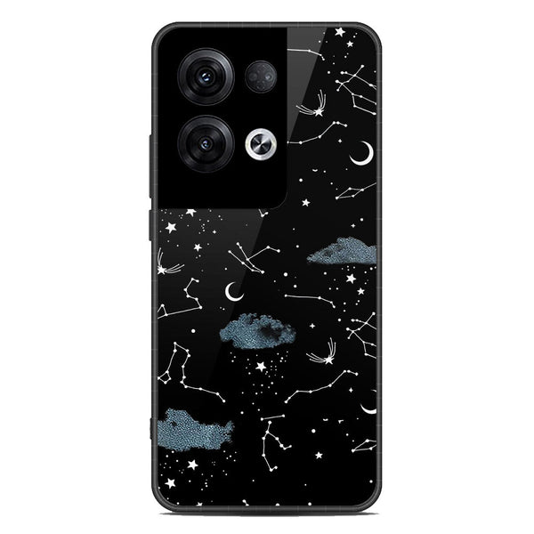 Space Series Soft Phone Case - Premium Glass Case - Design 5 - Oppo Reno 8 Pro