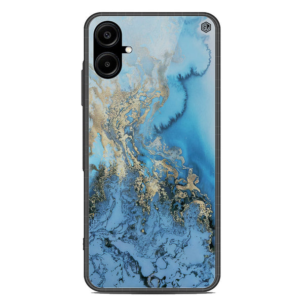 Marble Series Soft Phone Case - Metal Case - Design 2 - Samsung Galaxy A06