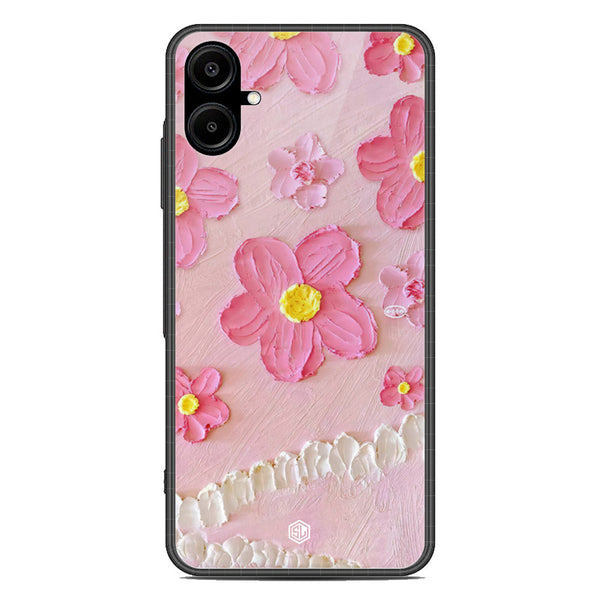 Floral Series Soft Phone Case - Metal Case - Design 2 - Samsung Galaxy A06