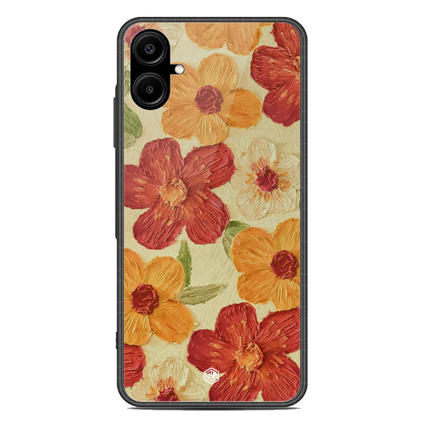 Floral Series Soft Phone Case - Metal Case - Design 6 - Samsung Galaxy A06