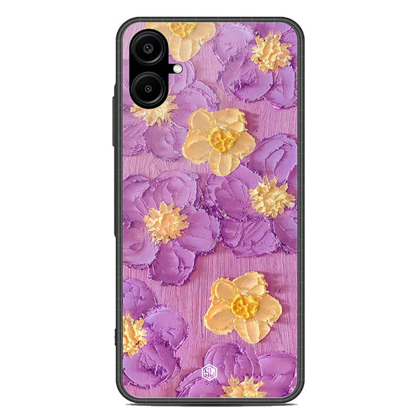 Floral Series Soft Phone Case - Metal Case - Design 8 - Samsung Galaxy A06