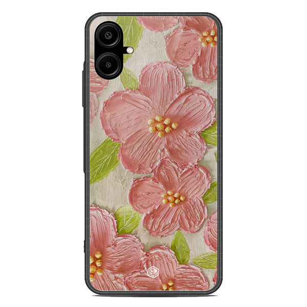 Floral Series Soft Phone Case - Metal Case - Design 9 - Samsung Galaxy A06