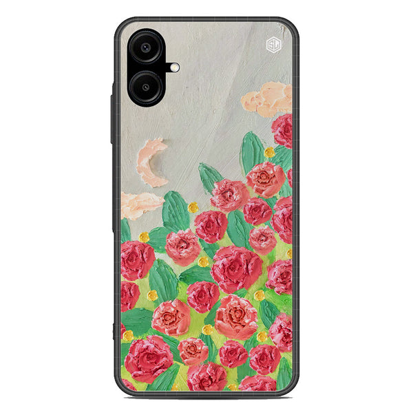 Floral Series Soft Phone Case - Metal Case - Design 10 - Samsung Galaxy A06