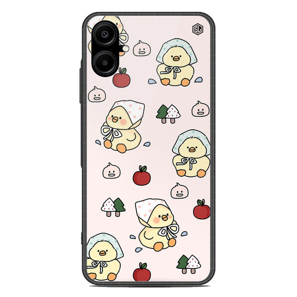 Cute Chic Series Soft Phone Case - Premium Glass Case - Design 2 - Samsung Galaxy A06