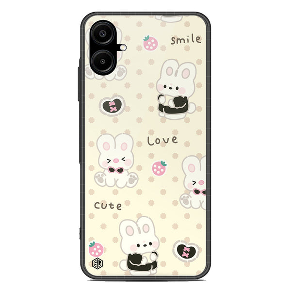 Cute Chic Series Soft Phone Case - Premium Glass Case - Design 4 - Samsung Galaxy A06