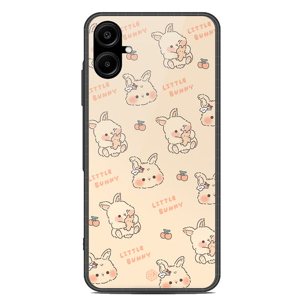 Cute Korean Design Series Soft Phone Case - Premium Glass Case - Design 2 - Samsung Galaxy A06