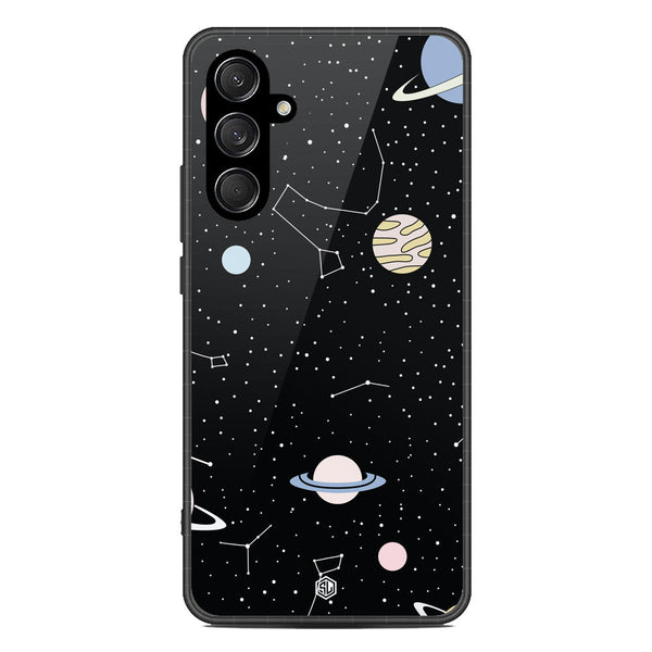 Space Series Soft Phone Case - Metal Case - Design 1 - Samsung Galaxy M35