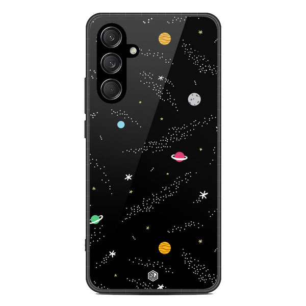 Space Series Soft Phone Case - Metal Case - Design 2 - Samsung Galaxy M55