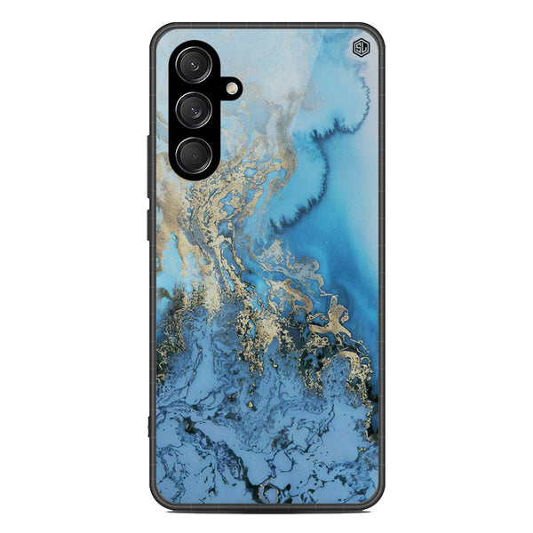 Marble Series Soft Phone Case - Metal Case - Design 2 - Samsung Galaxy C55