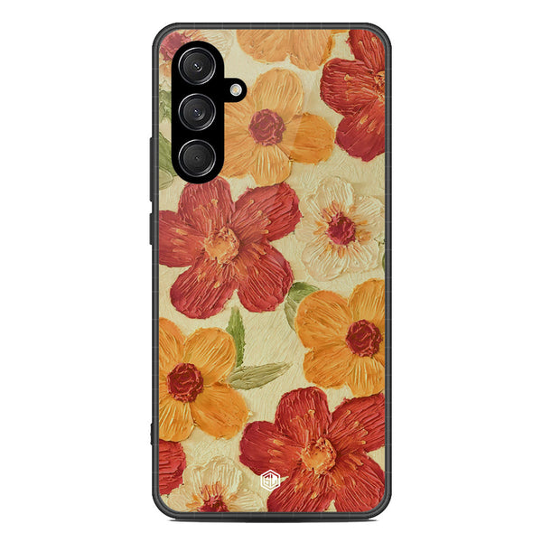 Floral Series Soft Phone Case - Metal Case - Design 6 - Samsung Galaxy C55