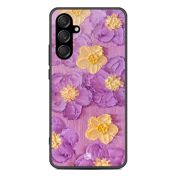 Floral Series Soft Phone Case - Metal Case - Design 8 - Samsung Galaxy M55