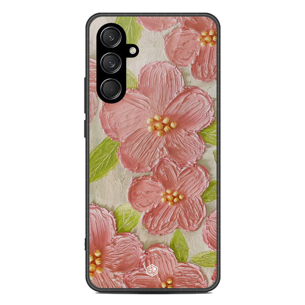 Floral Series Soft Phone Case - Metal Case - Design 9 - Samsung Galaxy C55