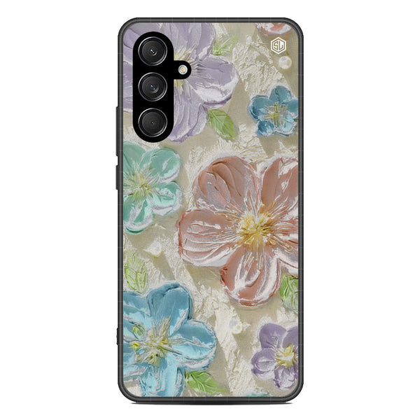 Floral Series Soft Phone Case - Metal Case - Design 14 - Samsung Galaxy M55