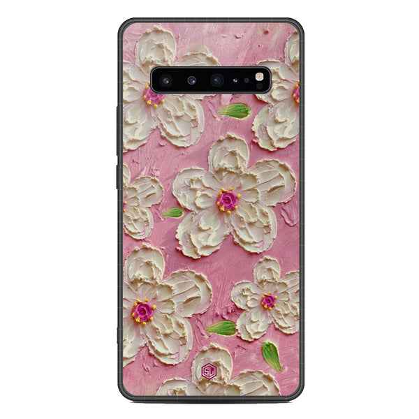 Floral Series Soft Phone Case - Metal Case - Design 5 - Samsung Galaxy S10 5G