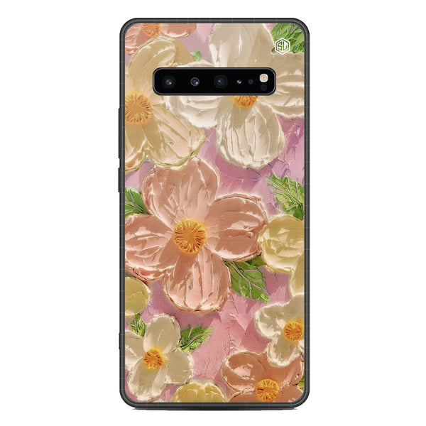 Floral Series Soft Phone Case - Metal Case - Design 11 - Samsung Galaxy S10 5G