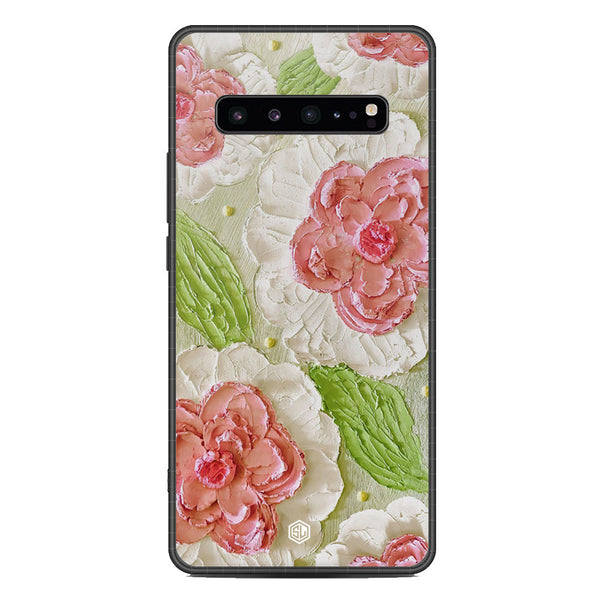 Floral Series Soft Phone Case - Metal Case - Design 13 - Samsung Galaxy S10 5G