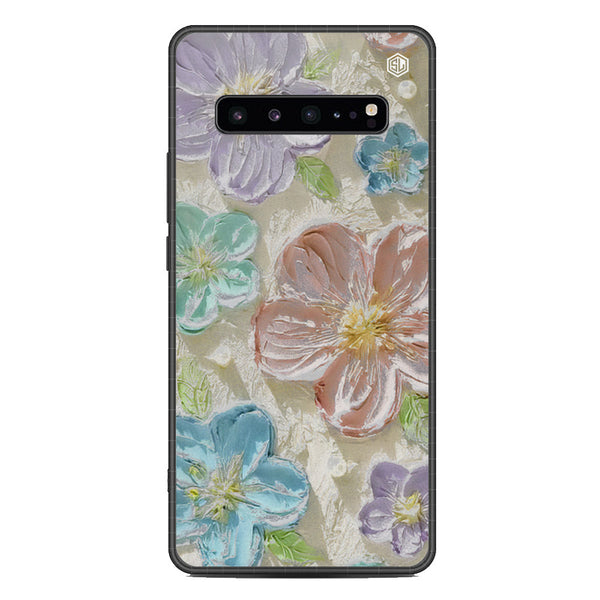 Floral Series Soft Phone Case - Metal Case - Design 14 - Samsung Galaxy S10 5G