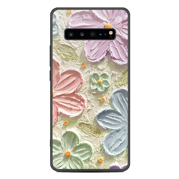 Floral Series Soft Phone Case - Metal Case - Design 15 - Samsung Galaxy S10 5G