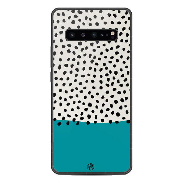Polka Dots Series Soft Phone Case - Metal Case - Design 2 - Samsung Galaxy S10 5G
