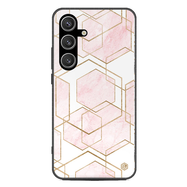 Stylish Marble Series Soft Phone Case - Metal Case - Design 3 - Samsung Galaxy S25