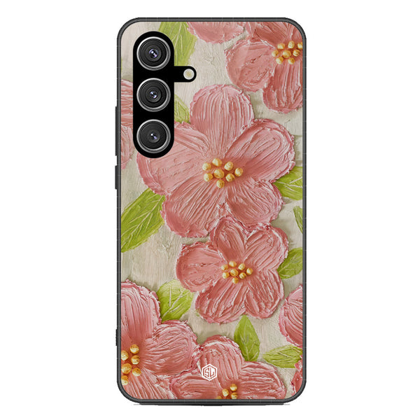 Floral Series Soft Phone Case - Metal Case - Design 9 - Samsung Galaxy S25