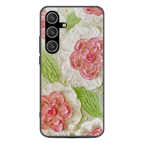 Floral Series Soft Phone Case - Metal Case - Design 13 - Samsung Galaxy S25