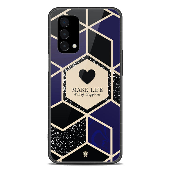 Happiness Series Soft Phone Case - Premium Glass Case - Design 1 - OnePlus Nord N200 5G