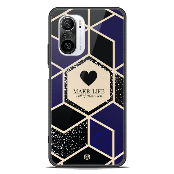 Happiness Series Soft Phone Case - Premium Glass Case - Design 1 - Xiaomi Mi 11i