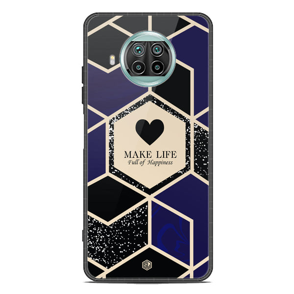 Happiness Series Soft Phone Case - Premium Glass Case - Design 1 - Xiaomi Mi 10T Lite