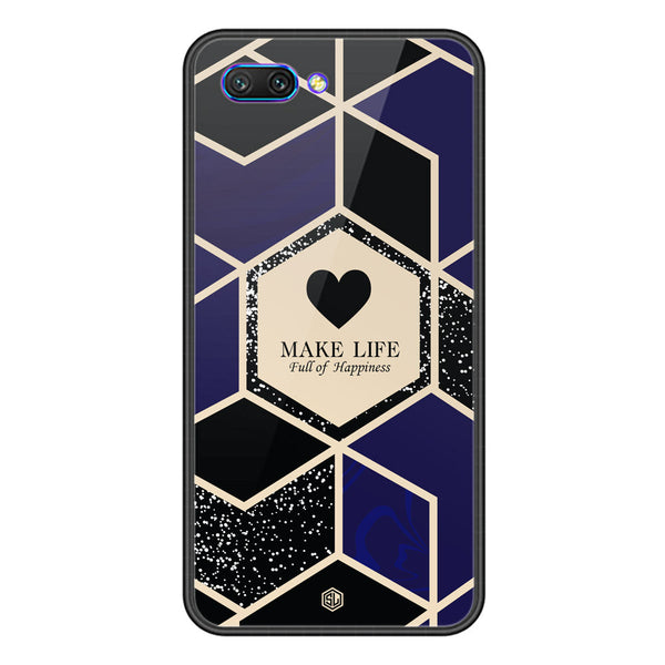 Happiness Series Soft Phone Case - Premium Glass Case - Design 1 - Huawei Honor 10