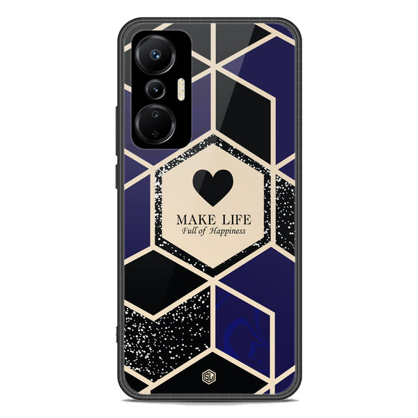 Happiness Series Soft Phone Case - Premium Glass Case - Design 1 - Infinix Hot 20S