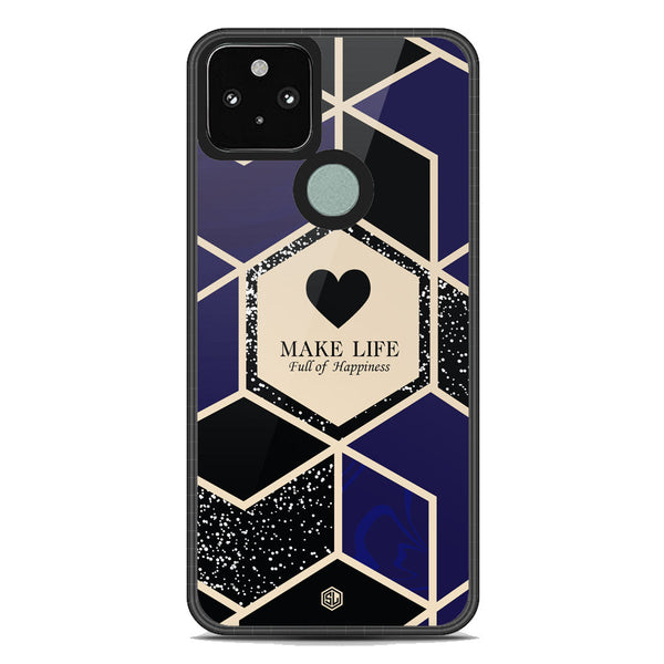 Happiness Series Soft Phone Case - Metal Case - Design 1 - Google Pixel 5 XL