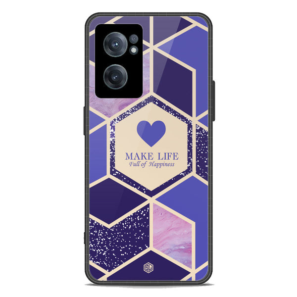 Happiness Series Soft Phone Case - Premium Glass Case - Design 2 - OnePlus Nord CE 2 5G