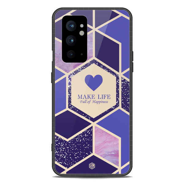 Happiness Series Soft Phone Case - Premium Glass Case - Design 2 - OnePlus 9RT 5G